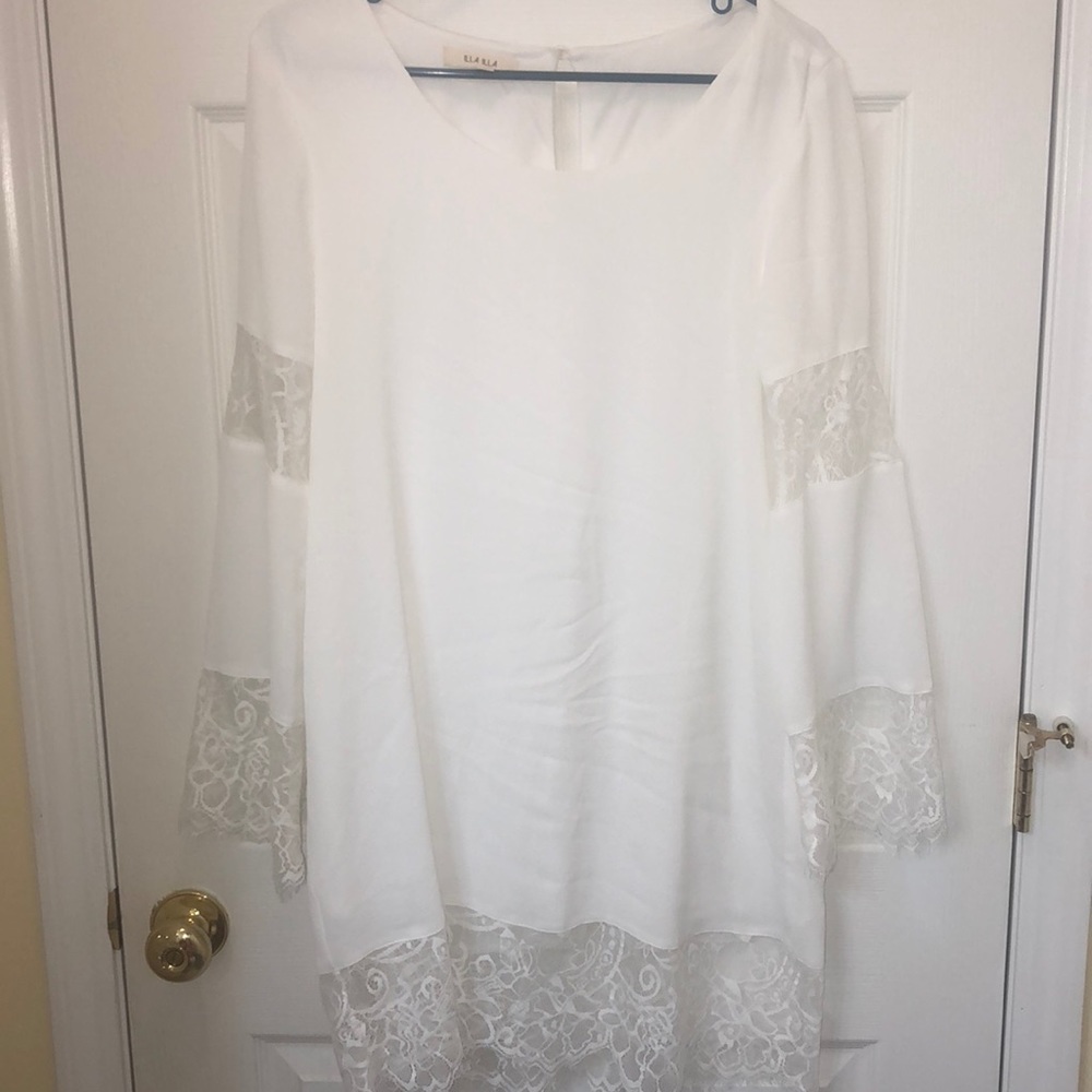 Illa Illa White Lace Dress